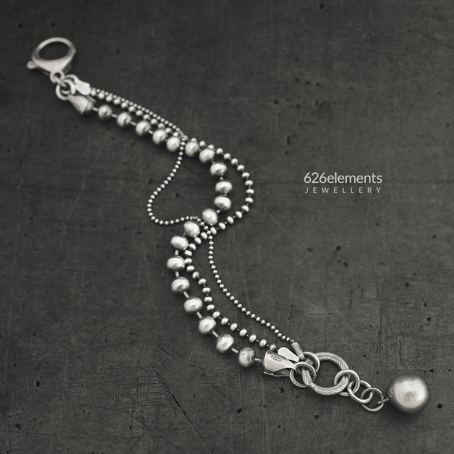 Women's Sterling Silver Ball Chain Bracelet