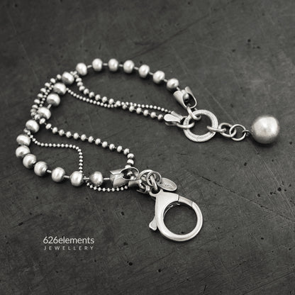 Women's Sterling Silver Ball Chain Bracelet