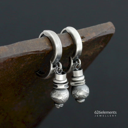 Small 925 Silver Drop Earrings