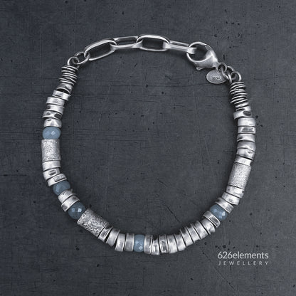 Blue Sapphire 925 Silver Bracelet