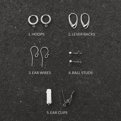 Small 925 Silver Drop Earrings