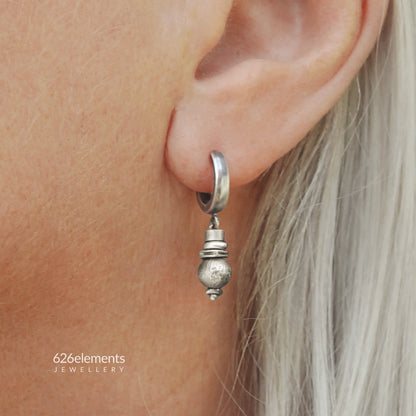 Small 925 Silver Drop Earrings